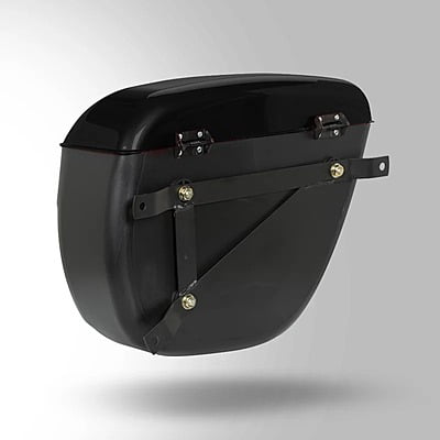 STUDDS SIDE BOX SAFARI WITH MAIN FRAME & UNIVERSAL FITMENT CLAPMS BLACK