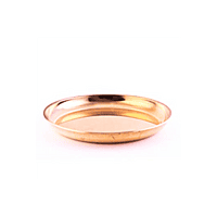 Copper Plain Plate for Regular Pooja/Multipurpose