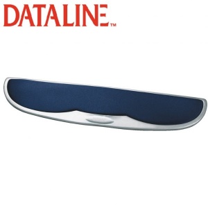 GEL K/B WRISTREST-BL/SLVR D/LINE 67042