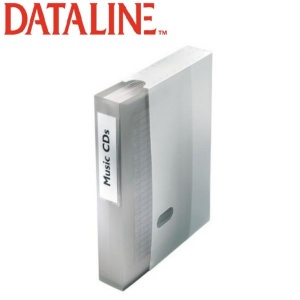 CD/DVD STORAGE BOOK- SILVER D/LINE 67091