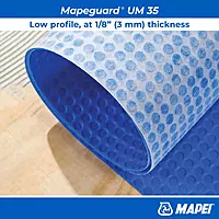 MAPEI - MAPEGUARD (UM 35) 1180.8-in x 39.4-in UNCOUPLING MEMBRANE 323SF ROLL