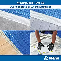 MAPEI - MAPEGUARD (UM 35) 1180.8-in x 39.4-in UNCOUPLING MEMBRANE 323SF ROLL