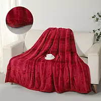 F7-BLTUR202-BURGUNDY FRAZADA
