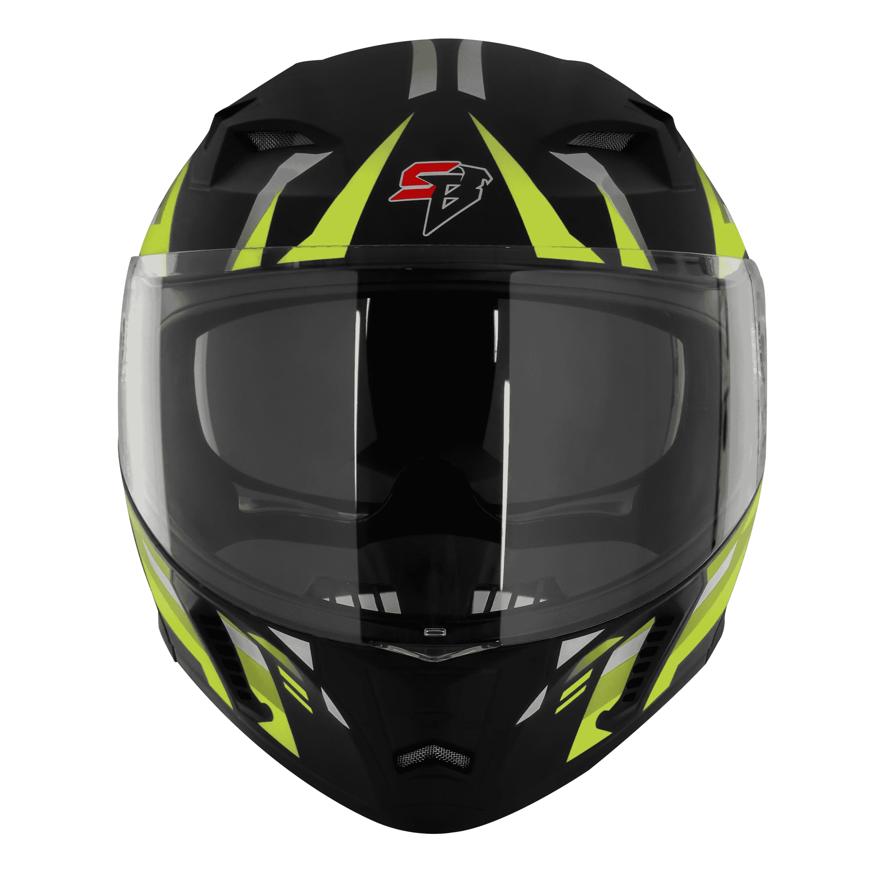 STEELBIRD SBA-20 ISS SHIELD X GLOSSY BLACK/NEON C/V 580 MM STEELBIRD SBA-20 ISS SHIELD X GLOSSY BLACK/NEON C/V 580 MM