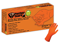 GUANTE NITRILO NARANJA PANTHER 675PF C/50PZAS