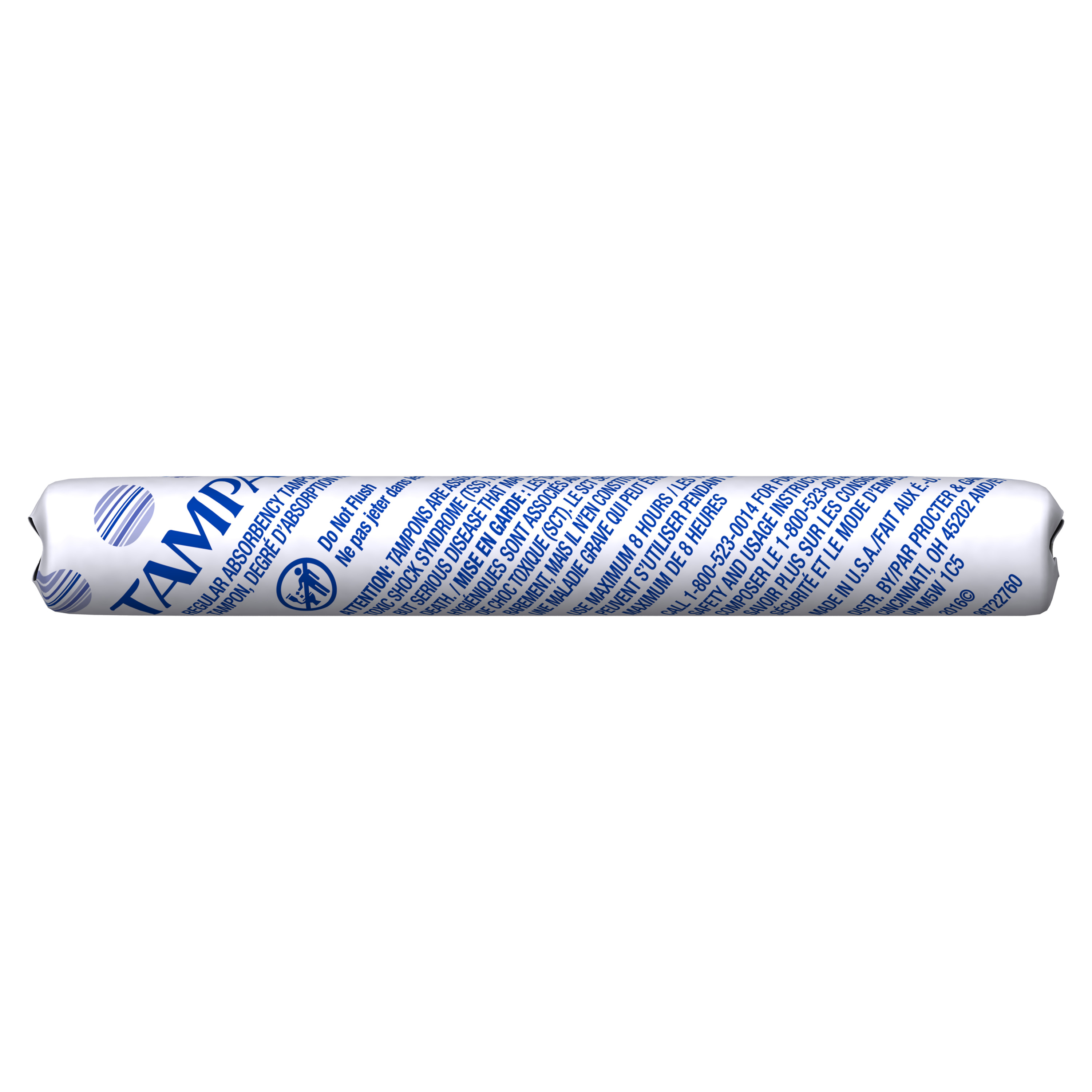 P&G Professional Tampax Coin Vending Style w/ Tube 1 Count Individually Wrapped 500 / cs
