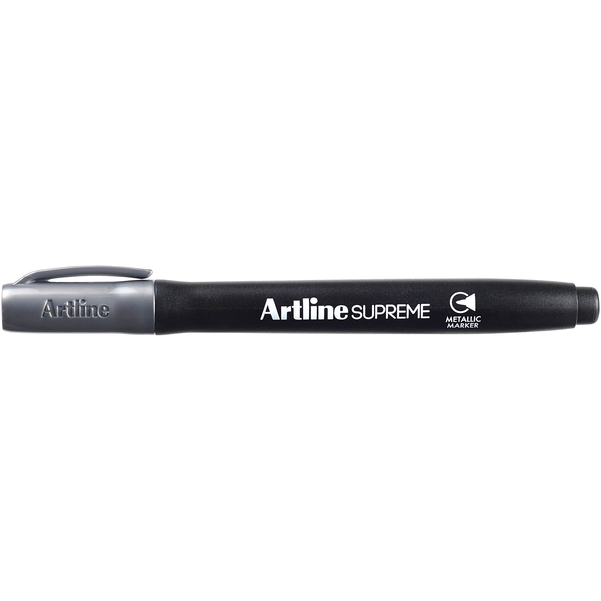 Artline Supreme Metallic Markers Bullet 1mm Silver Pack Of 12