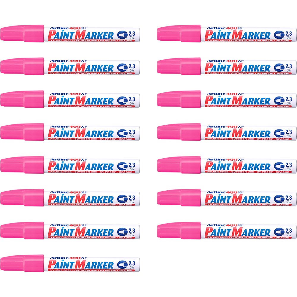 Artline 400XF Paint Marker Medium Bullet 2.3mm Pink Pack  Of 15