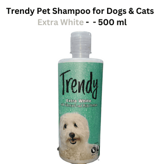 Petwell Trendy  Shampoo Extra White 500ml Petwell Trendy  Shampoo Extra White 500ml