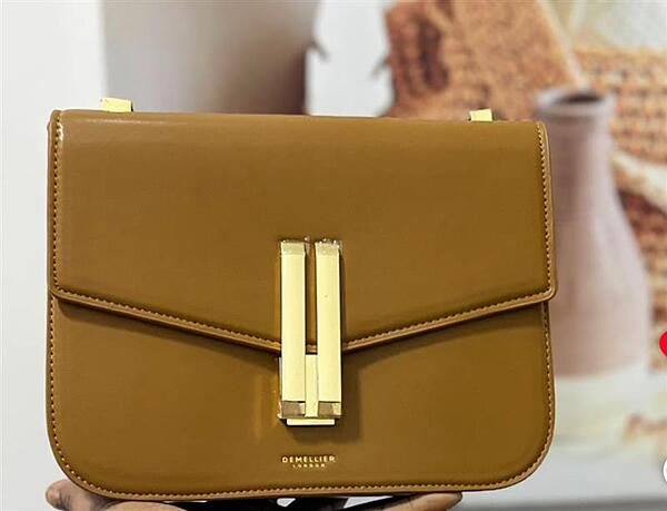 DEMELLIER LONDON  BROWN TOFU BAG