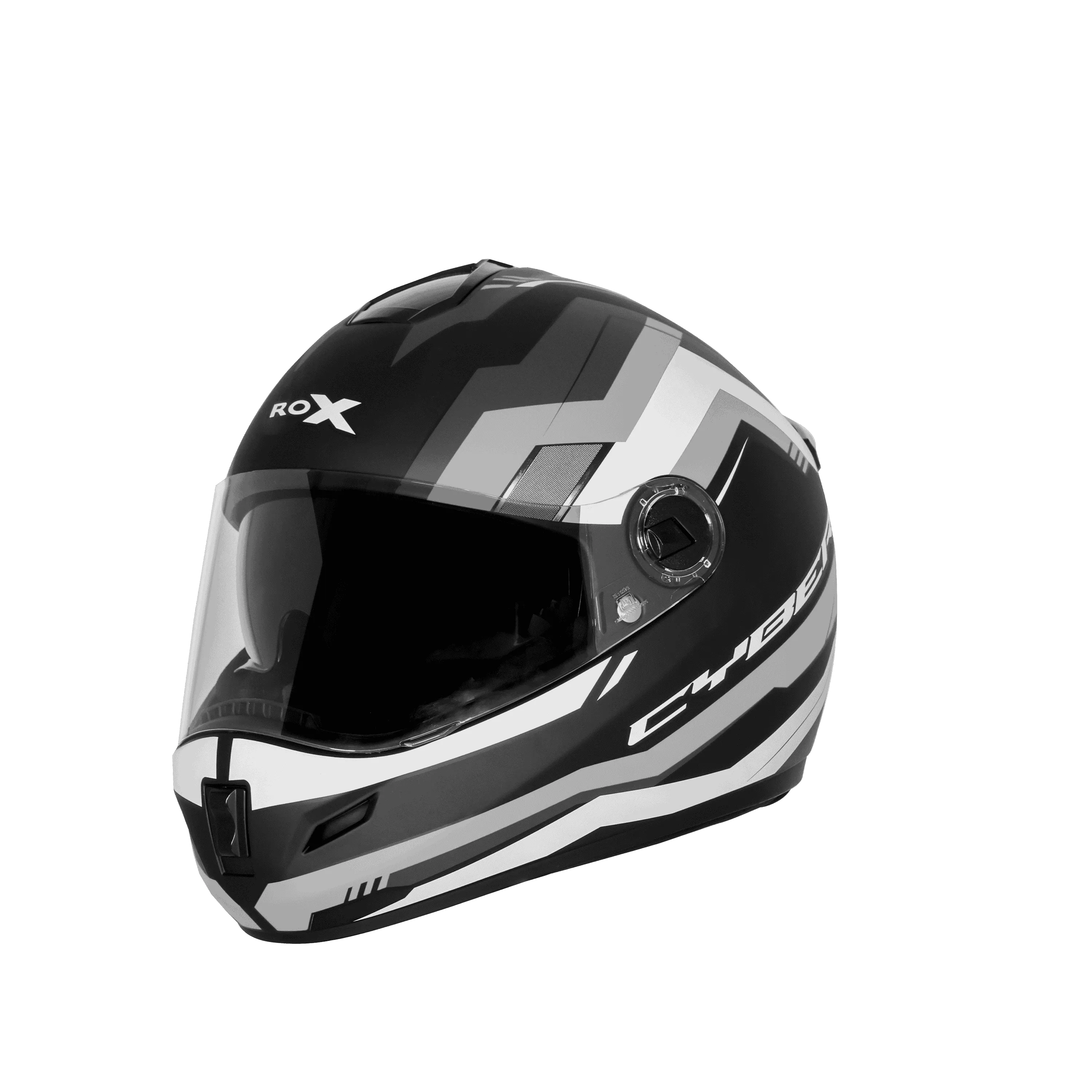 STEELBIRD SBH-34 ROX ISS RF CYBER MATT BLACK/GREY C/V 600 MM (L)