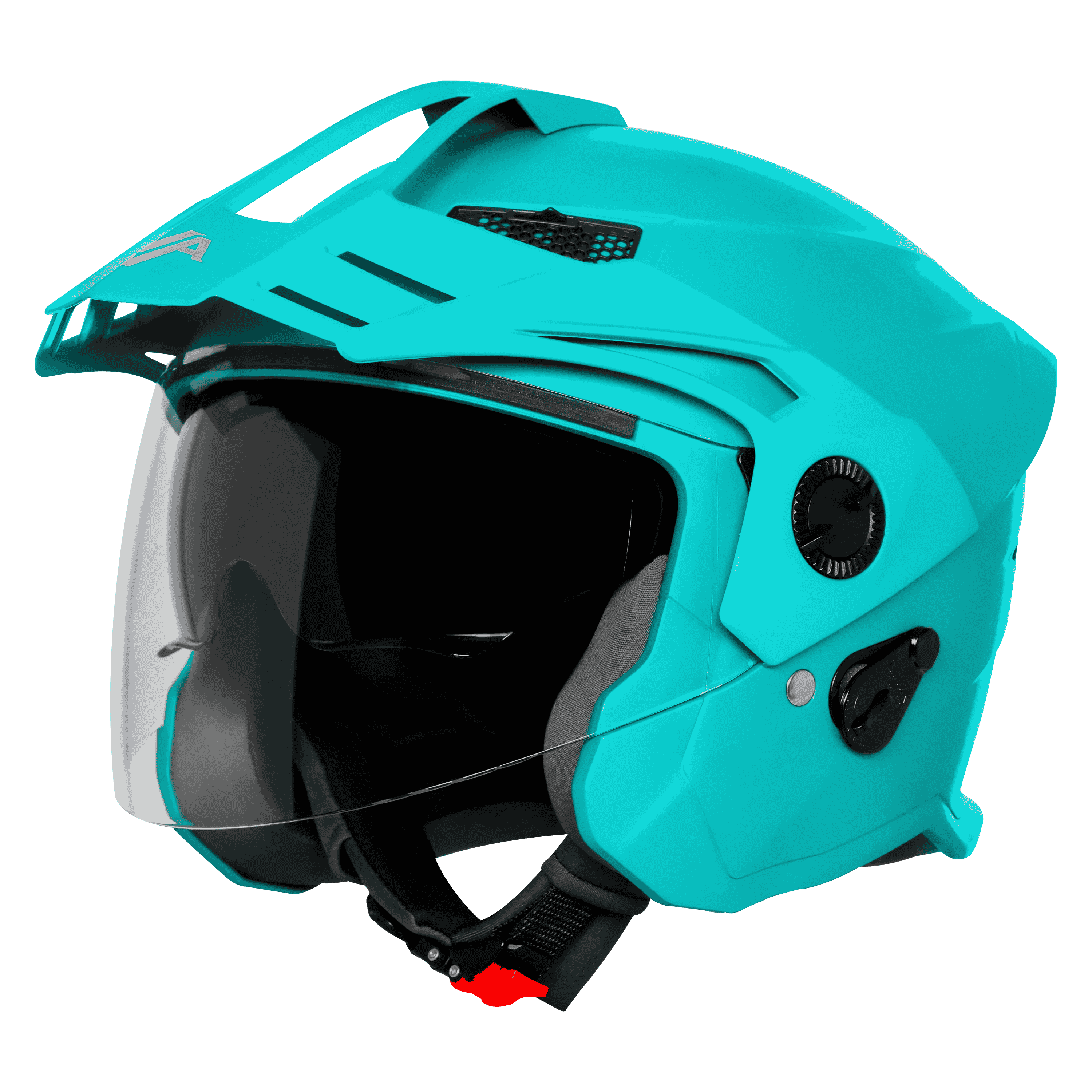 STEELBIRD SBH-23 ISS AVA GLOSSY JAZZ BLUE WITH PEAK C/V (L)