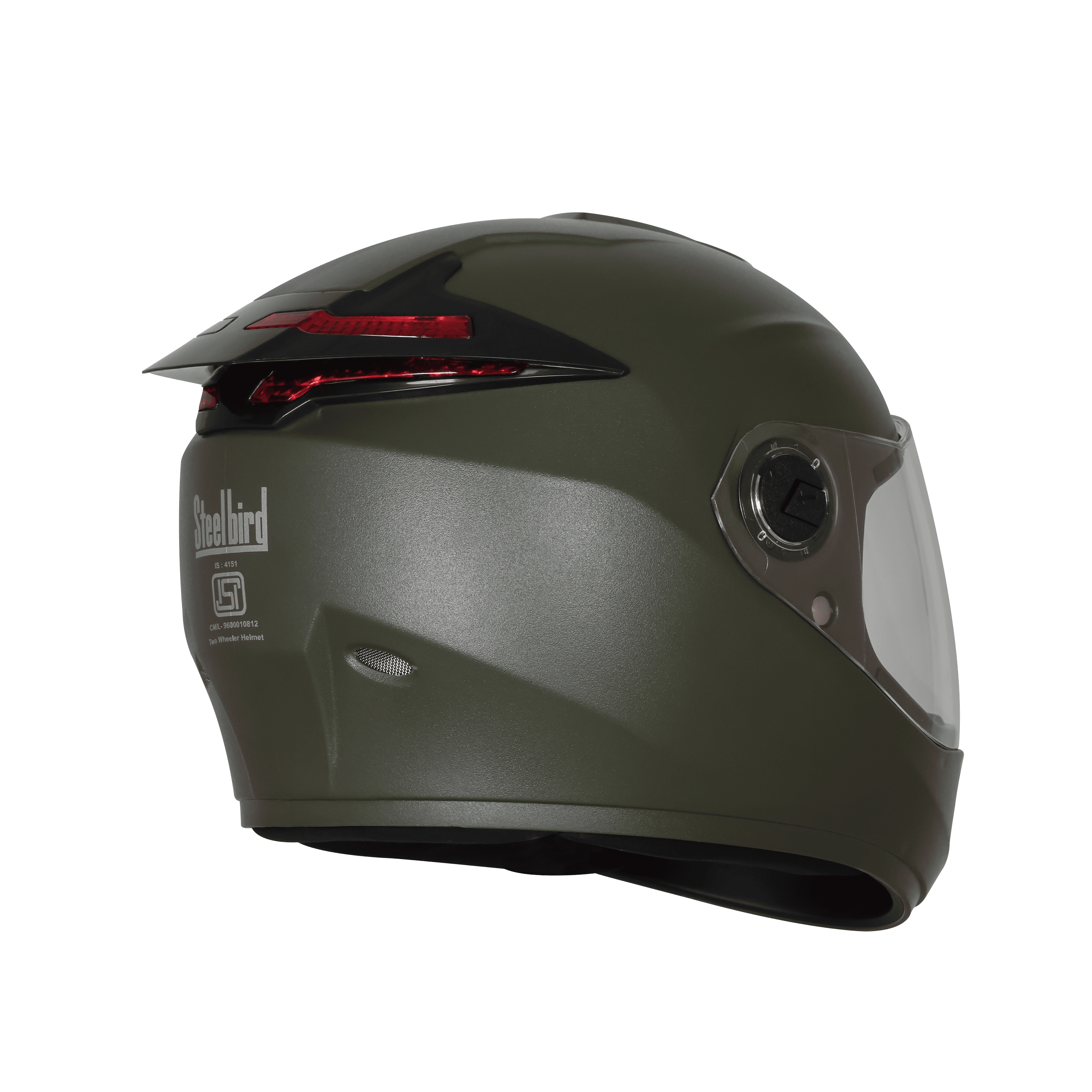 STEELBRID SBH-62 ZOOM RF DASHING BATTLE GREEN C/V 580 MM (EXTRA FREE SMOKE VISOR)