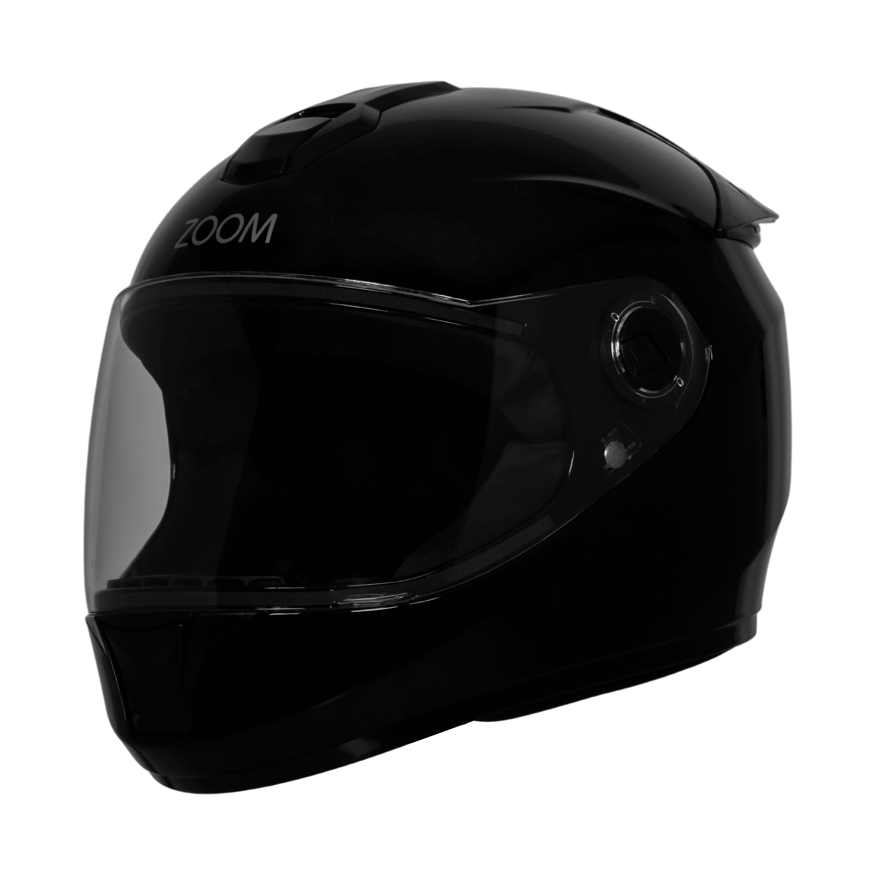 STEELBRID SBH-62 ZOOM RF GLOSSY BLACK C/V 600 MM (EXTRA FREE SMOKE VISOR)