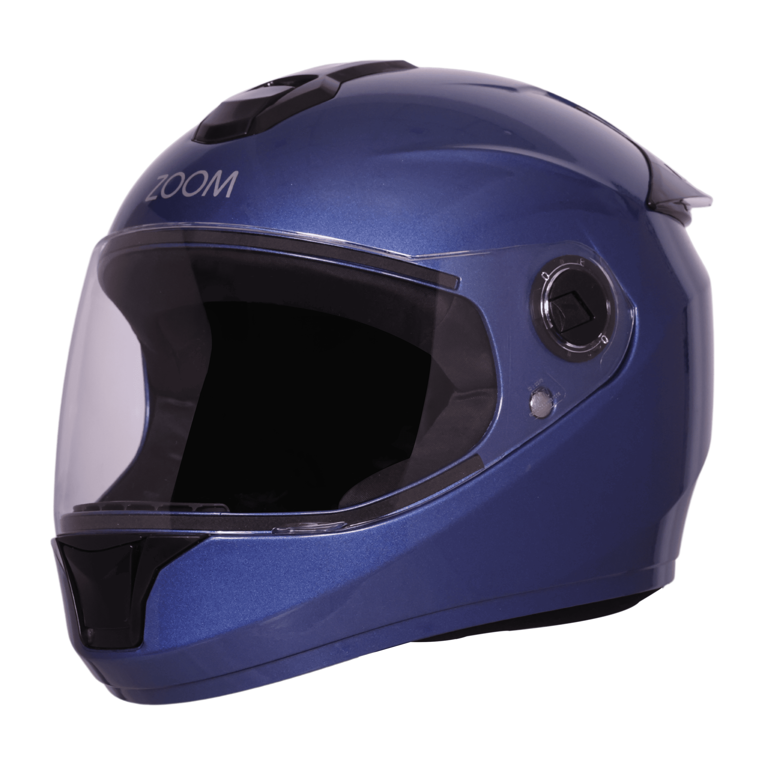 STEELBRID SBH-62 ZOOM RF GLOSSY HONDA BLUE C/V 580 MM (EXTRA FREE SMOKE VISOR)