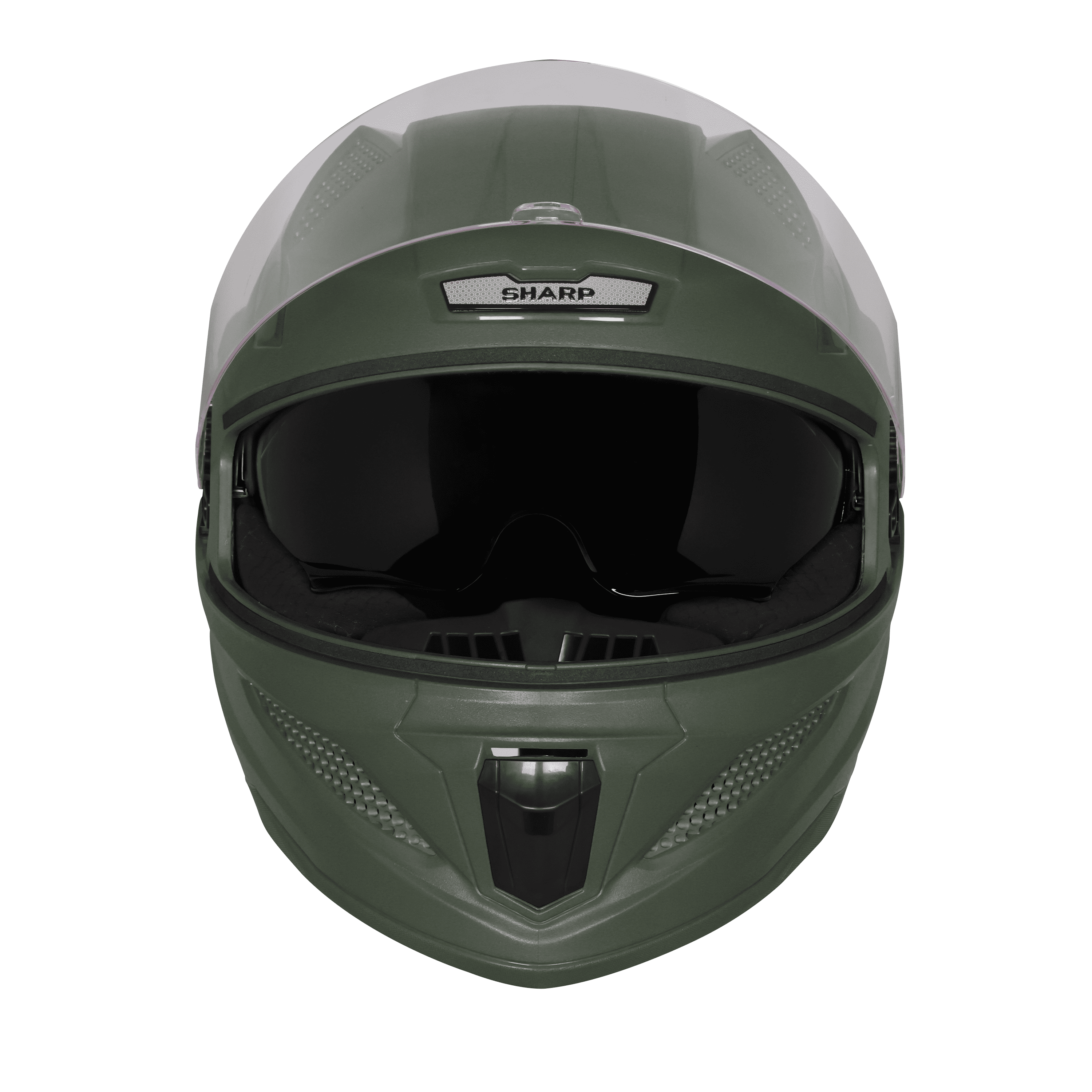 STEELBIRD SBH-25 ISS SHARP DASHING BATTLE GREEN C/V 620 MM (XL)