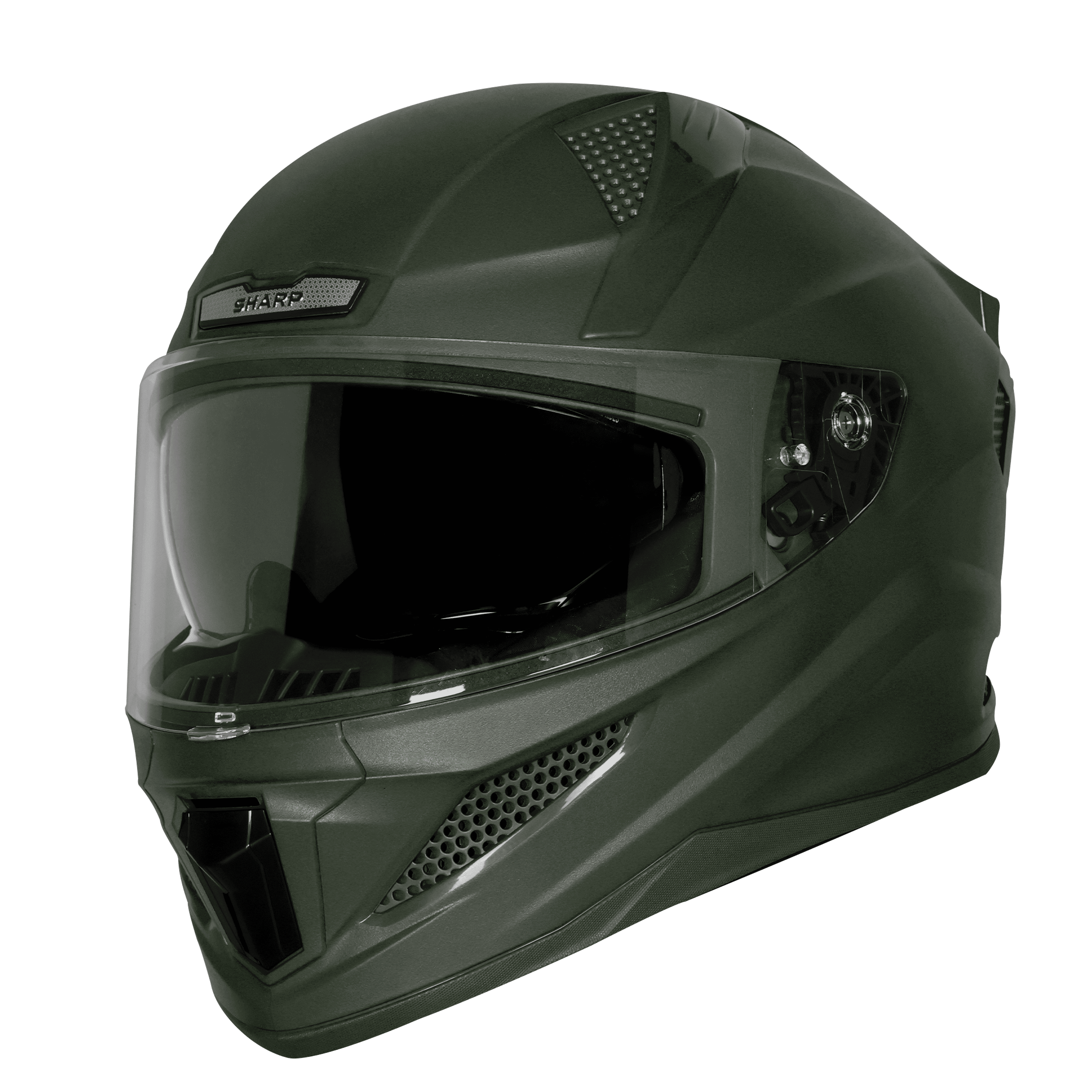 STEELBIRD SBH-25 ISS SHARP DASHING BATTLE GREEN C/V 620 MM (XL)