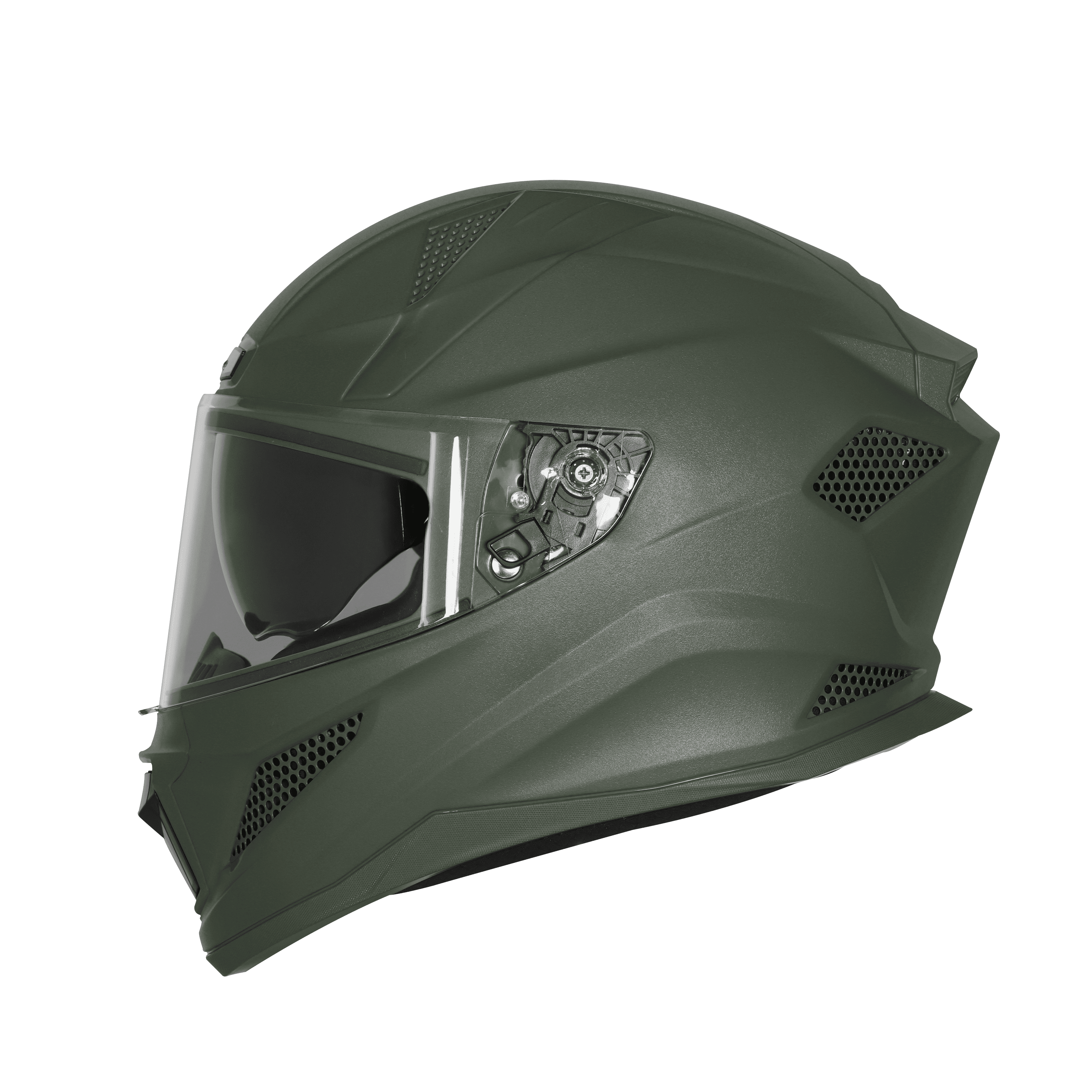 STEELBIRD SBH-25 ISS SHARP DASHING BATTLE GREEN C/V 600 MM (X)