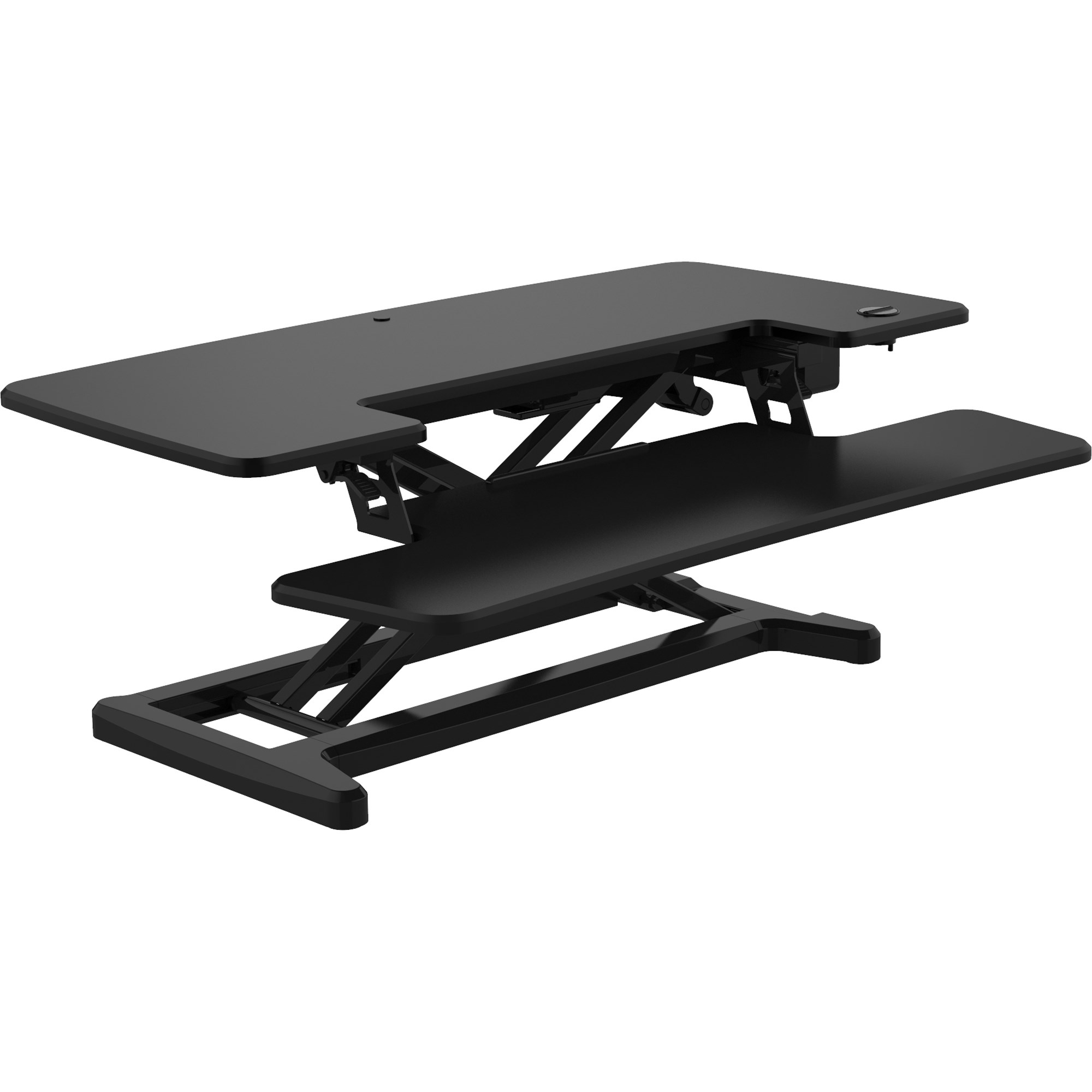 Rapidline Rapid Flux Electric Height Adjustable Desk Riser 880W x 415D x 120-550mmH Black