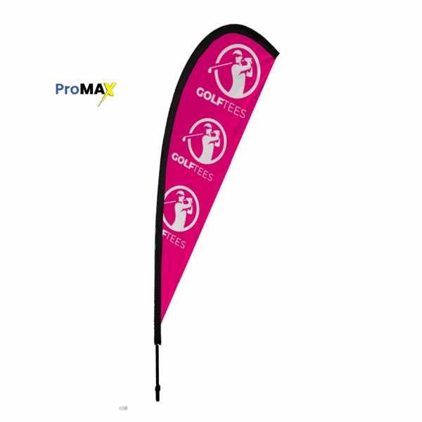 ProMAX Teardrop Banner 4m Single sided, Complete, Available in sets of 2