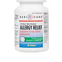Geri-Care Allergy Relief Loratadine 10 mg Tablets, 90 Count Bottle