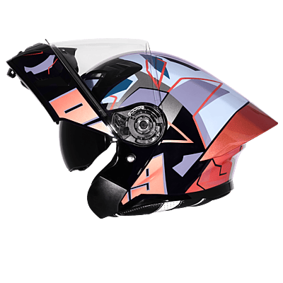 STEELBIRD SBA-20 ISS 09 GLOSSY BLACK/METTALIC BRONZE C/V 600 MM WITH EXTRA SMOKE VISOR