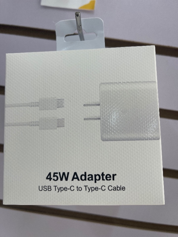Cargador USB-C a USB-C 45W - Carga Rápida y Segura