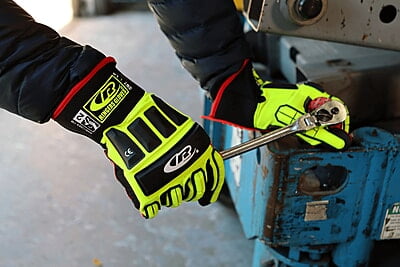 Heavy Duty Oil Resistant Impact Gloves Ansell Ringers R267
