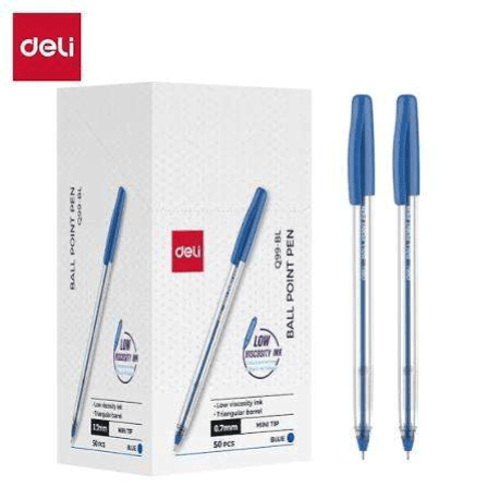 DELI Ballpoint Pen - BLUE