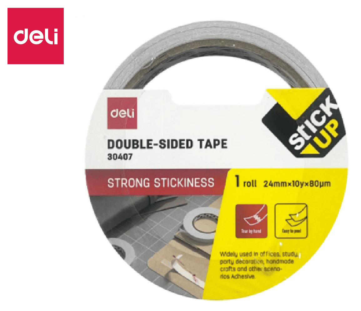 DELI Double-Sided Tape (30407) - White