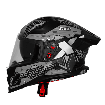 STEELBIRD SBH-61 ISS SXE ST2 GLOSSY BLACK/GREY WITH TPE EDITION C/V 580MM WITH EXTRA SMOKE VISOR STEELBIRD SBH-61 ISS SXE ST2 GLOSSY BLACK/GREY WITH TPE EDITION C/V 580MM WITH EXTRA SMOKE VISOR