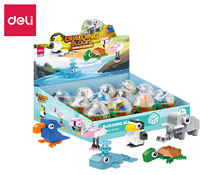 DELI EH741 Gashapon Building Blocks-Animals - ASST.