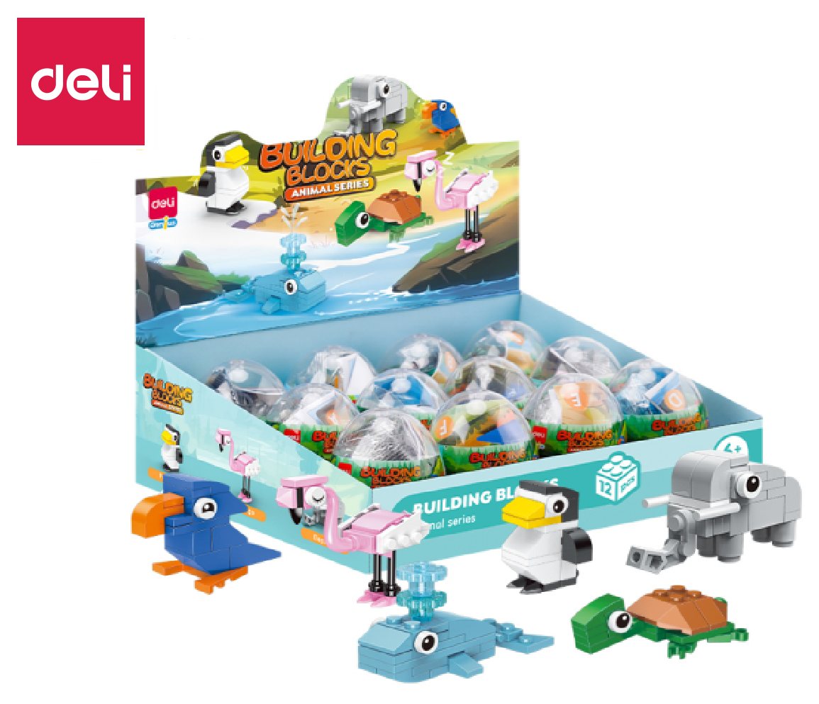 DELI EH741 Gashapon Building Blocks-Animals - ASST.
