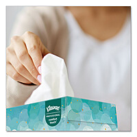Kleenex Facial Tissue, 2-Ply, White, 100 Sheets/Box - 36 Boxes/Case