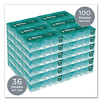 Kleenex Facial Tissue, 2-Ply, White, 100 Sheets/Box - 36 Boxes/Case
