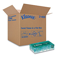 Kleenex Facial Tissue, 2-Ply, White, 100 Sheets/Box - 36 Boxes/Case