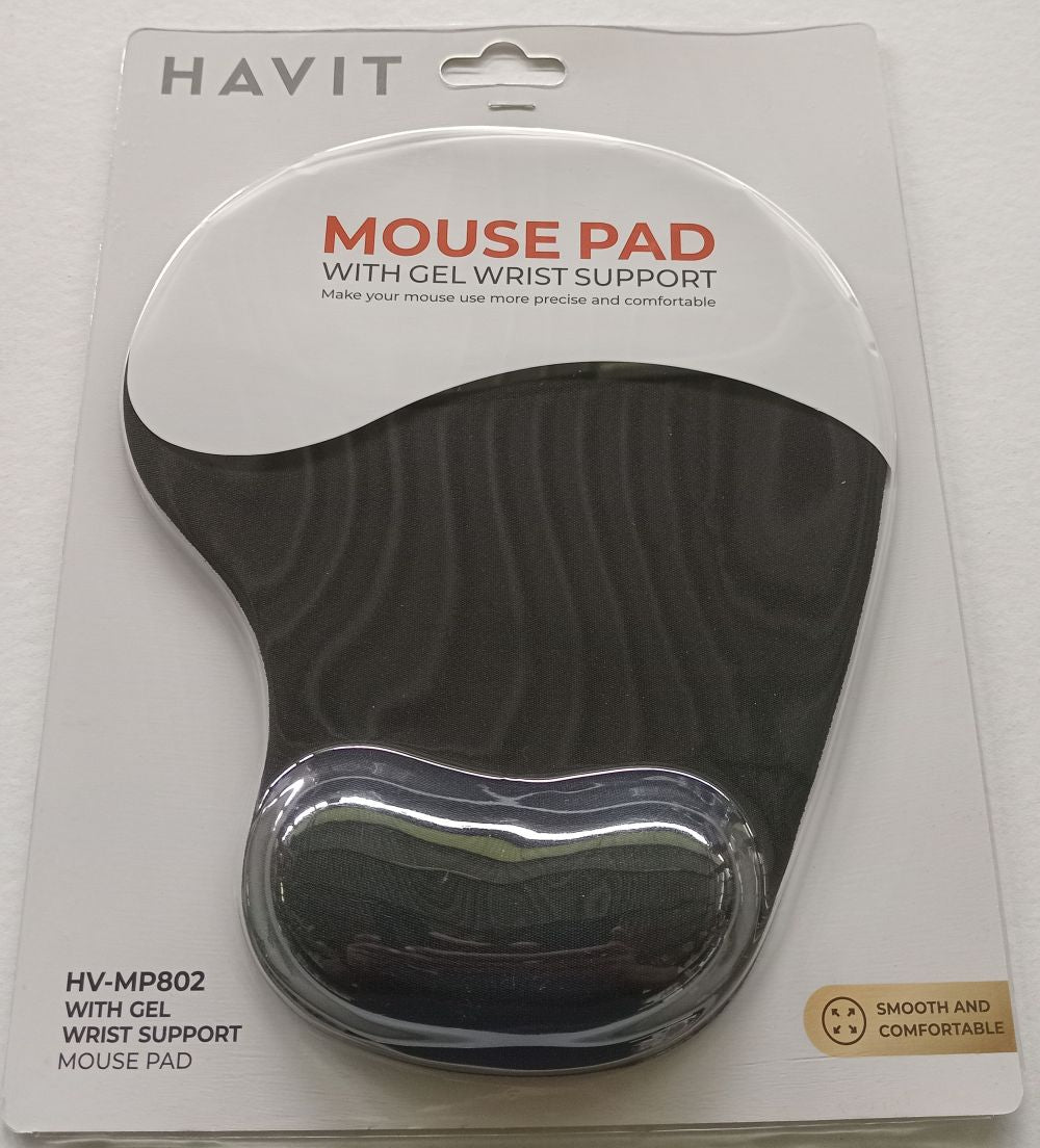 MOUSE PAD GEL HAVIT NEGRO (MP 802)