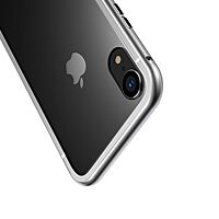 Baseus Magnetite Magnetic Hardware Case for iPhone XS Max & XS, XR - Silver - iPhone XS Max
