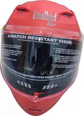 STEELBIRD SBA-21 RAPTOR RED C/V (M)