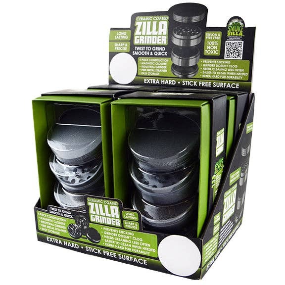 SMOKE ZILLA CERAMIC COATED ZILLA GRINDER