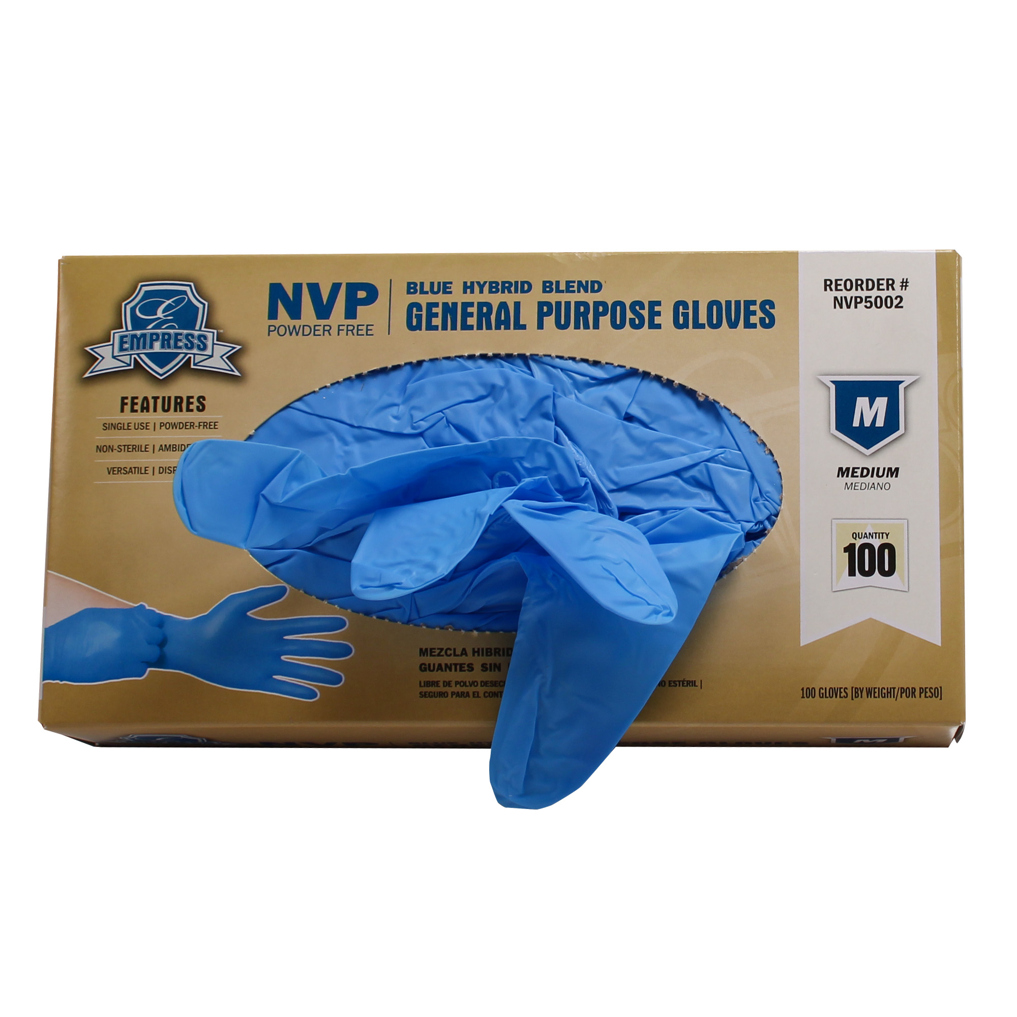 Empress Blue Hybrid Glove Medium 10 / 100 cs