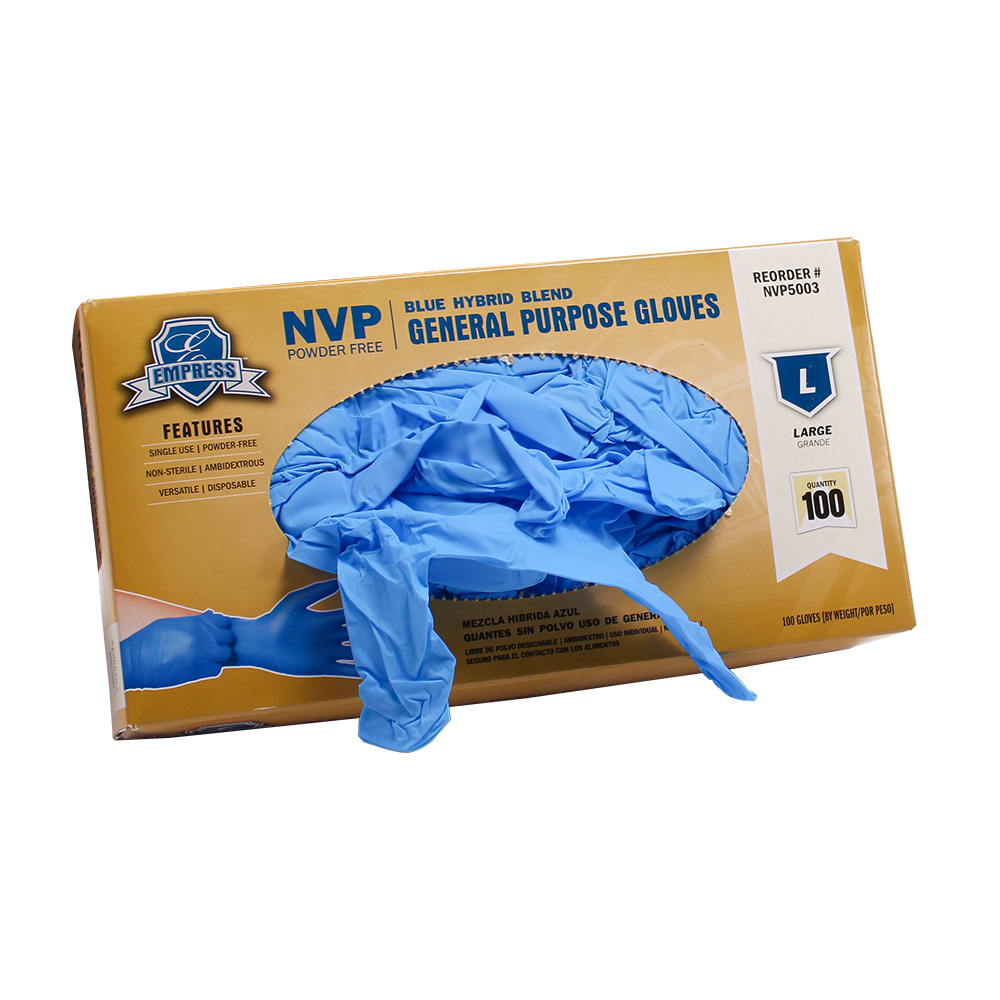 Empress Blue Hybrid Glove Large 10 / 100 cs