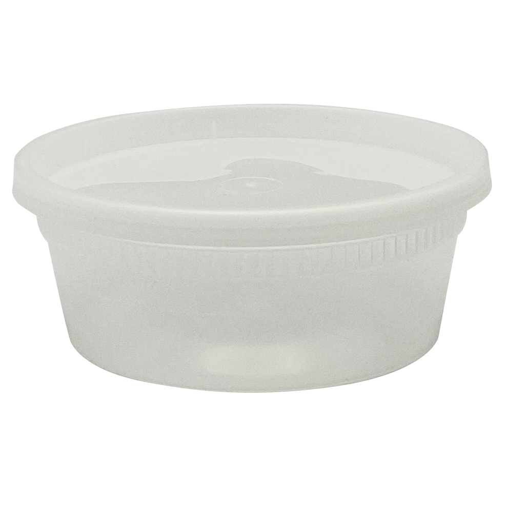Empress Heavy Duty Deli Containers 8 oz, Clear, Combo Pack 240 / cs