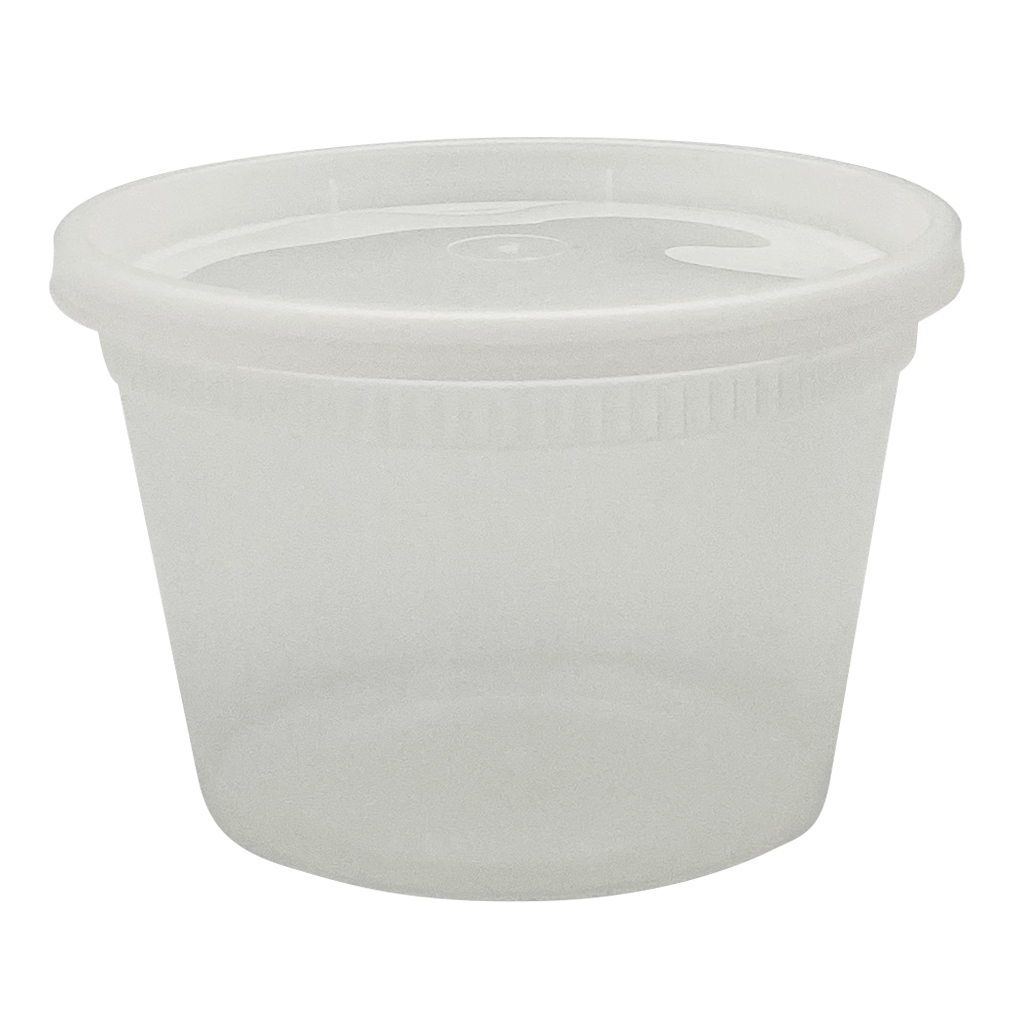 Empress Heavy Duty Deli Containers 16 oz, Clear, Combo Pack 240 / cs