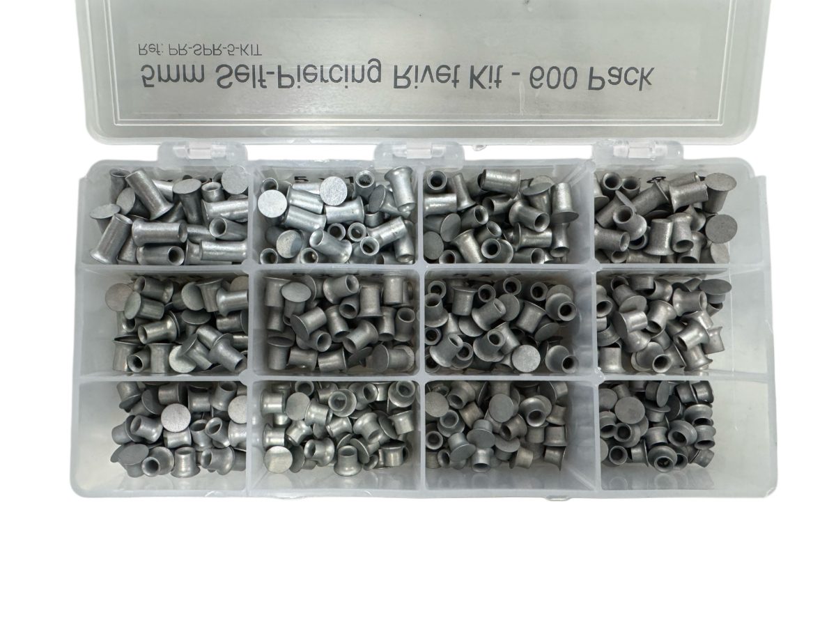 5mm Self-Piercing Rivet Kit 600 Pack - 50 each size 5mm Self-Piercing Rivet Kit 600 Pack - 50 each size