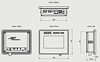 Siemens, SIMATIC HMI MTP400 Unified Basic, 6AV2123-3DB32-0AW0