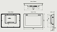 Siemens, SIMATIC HMI MTP1200 Unified Basic, 6AV2123-3MB32-0AW0