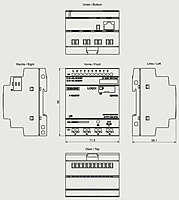 6ED1052-2MD08-0BA2, Siemens LOGO!12/24RCEO, 8DI(4AI)/4DO,400 Blocks