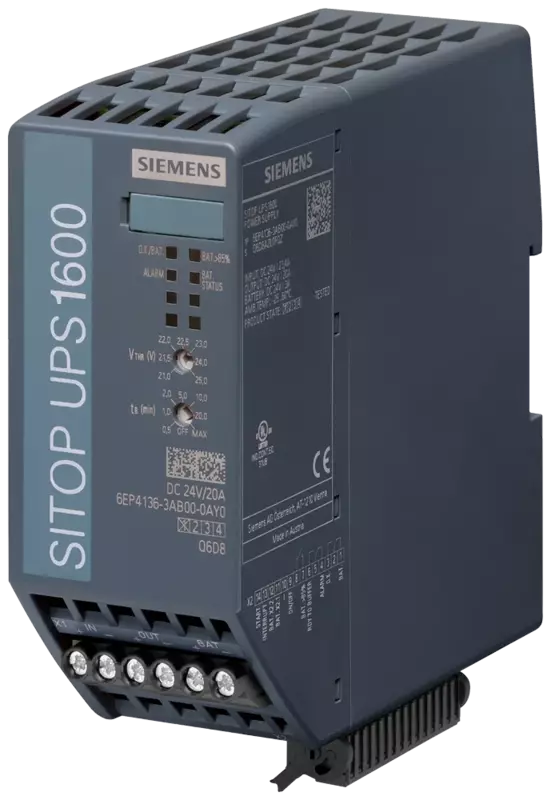 Siemens, SITOP UPS1600/DC/24VDC/20A, 6EP4136-3AB00-0AY0