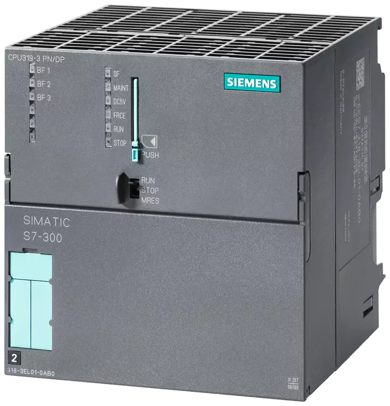 Siemens SIMATIC CPU319-3 PN/DP, 2 MB, 6ES7318-3EL01-0AB0